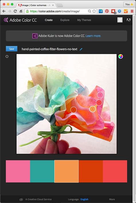 adobe kuler|Import color themes from Adobe color.